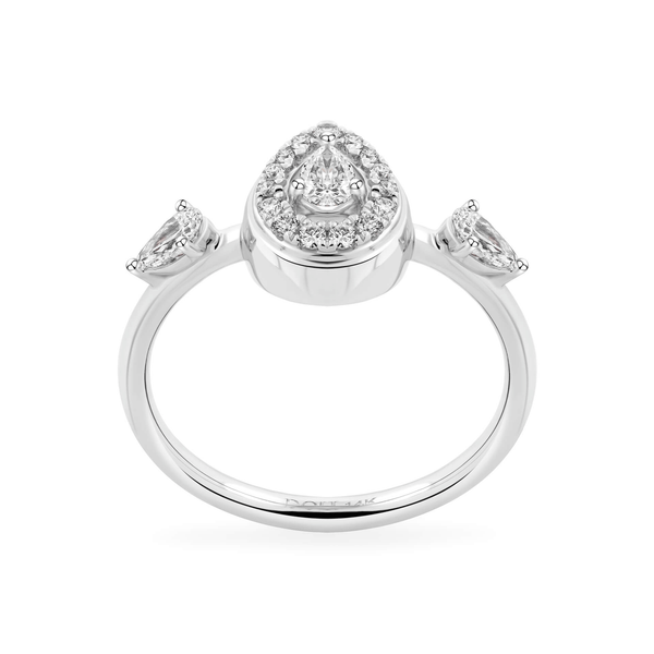 Nhẫn nữ kim cương viên vàng 14K Jena A082 TD