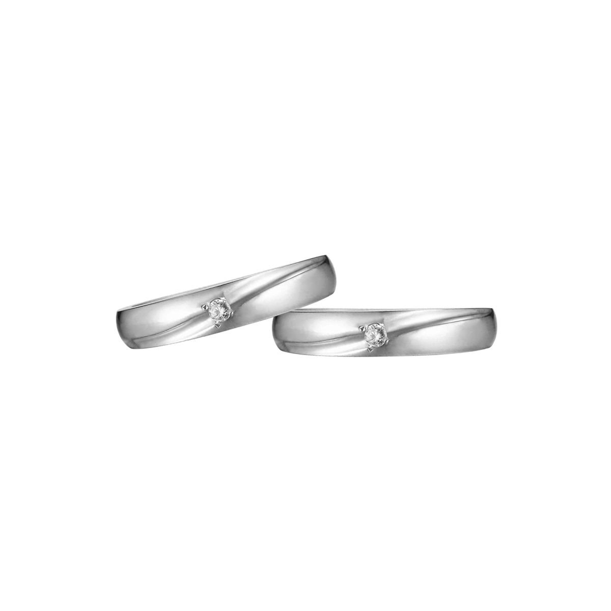 Nhẫn cưới nam kim cương viên vàng 14K Benecdict M