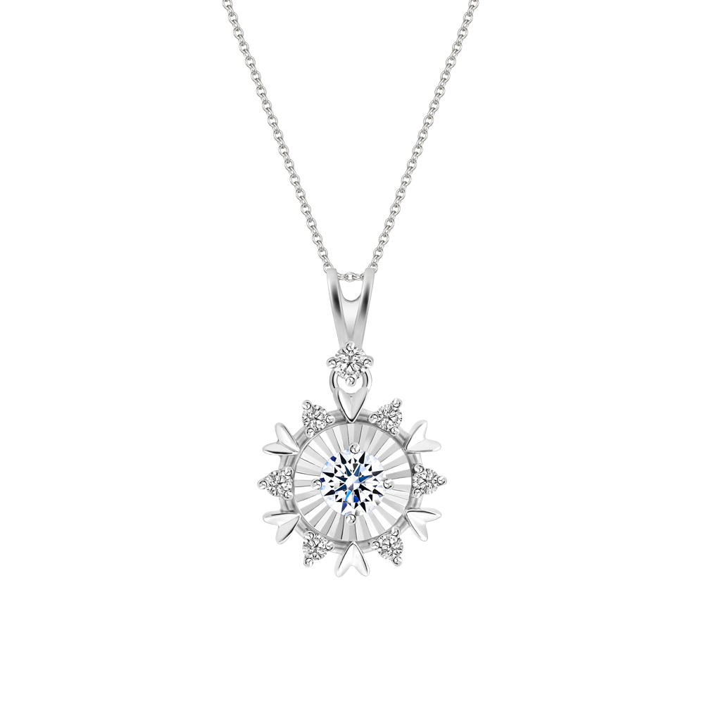 Mặt kim cương tấm vàng 14K Jaminy 2C