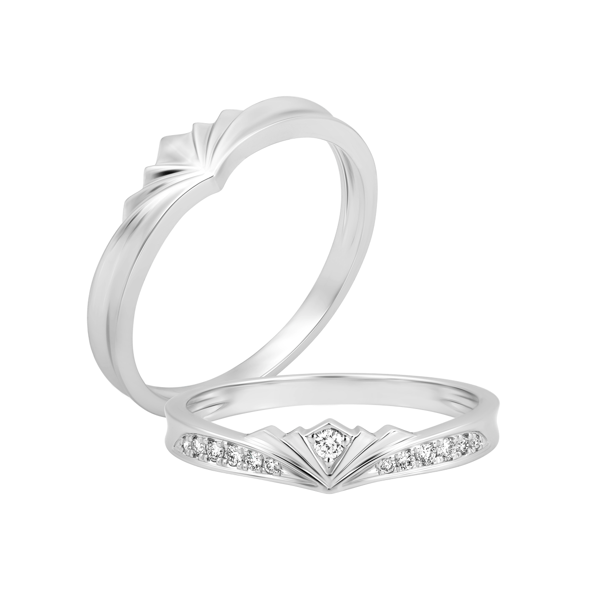 Nhẫn cưới nam vàng 14K Starling M