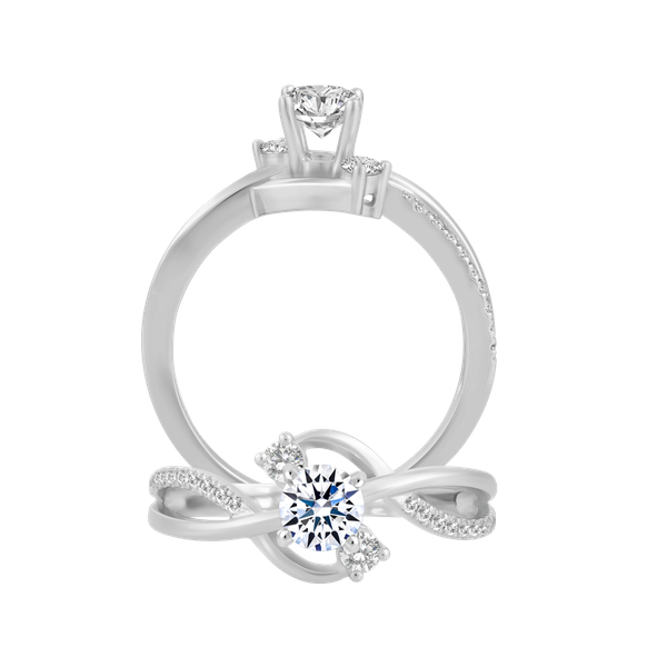 Nhẫn nữ đính đá CZ vàng 14K Jazlya 3C