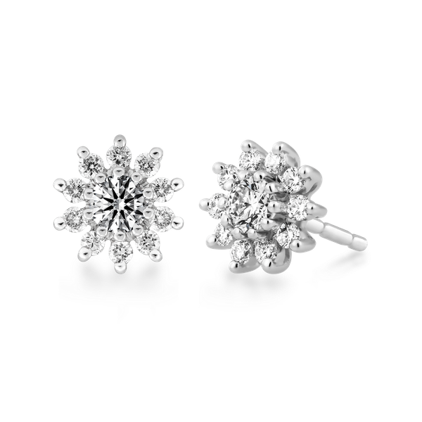 Hoa tai kim cương viên vàng 14K Amuse NS GIA 3C GVER0090336M