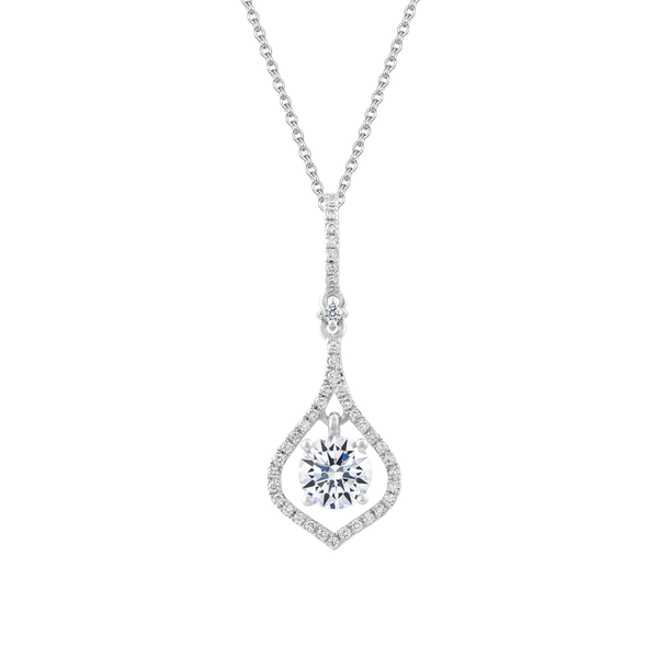 Ổ mặt kim cương tấm vàng 14K Oleda N 1CT