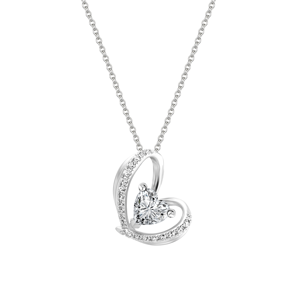 Mặt đính đá CZ vàng 14K Ellyse HR 5C