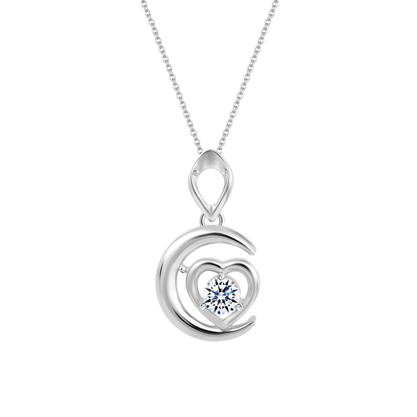 Mặt đính đá CZ vàng 10K Heartlines 2C