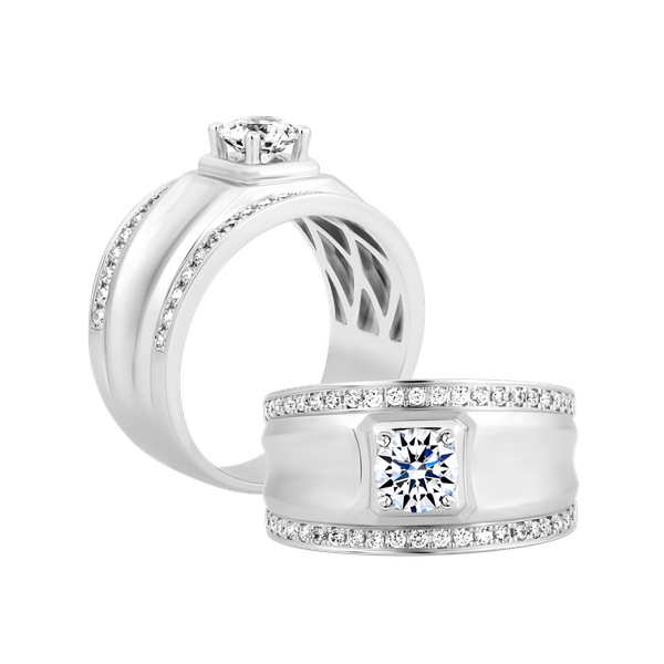 Nhẫn nam đính đá CZ vàng 10K Zenvo 5C W