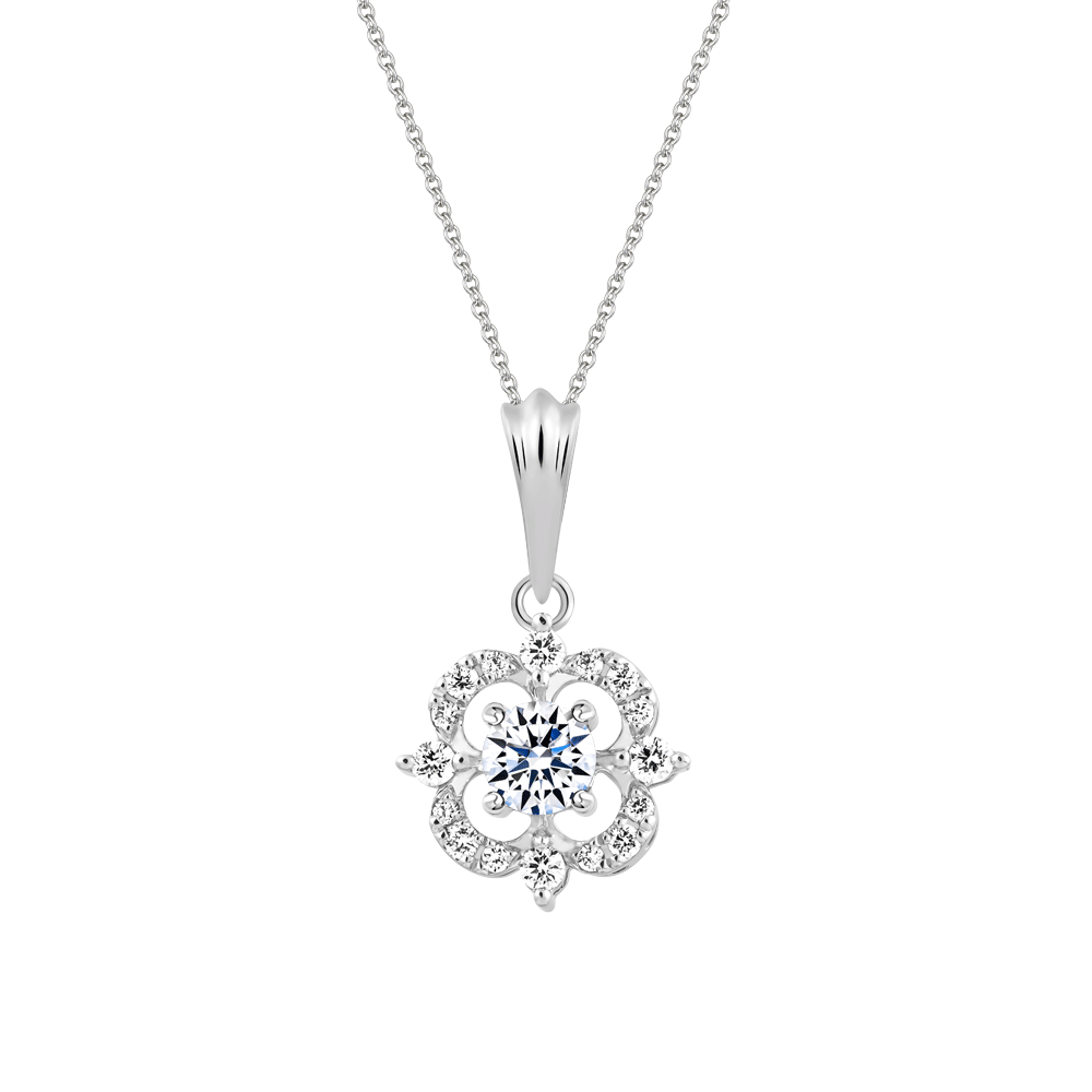 Mặt kim cương tấm vàng 14K Easily 2C