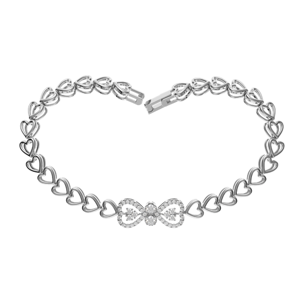 Lắc đính đá CZ vàng 10K Yoly V2