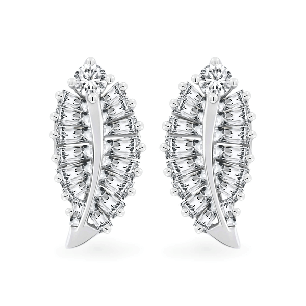 Hoa tai kim cương viên vàng 14K Jena A243 TD