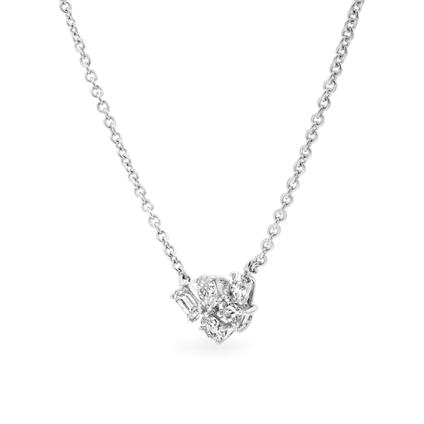 Dây liền mặt kim cương viên vàng 14K Jena A115 TD