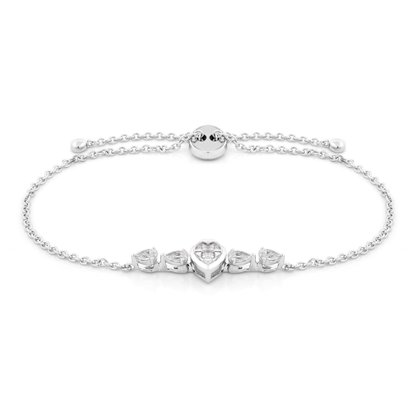 Lắc kim cương viên vàng 14K Jena A075 TD