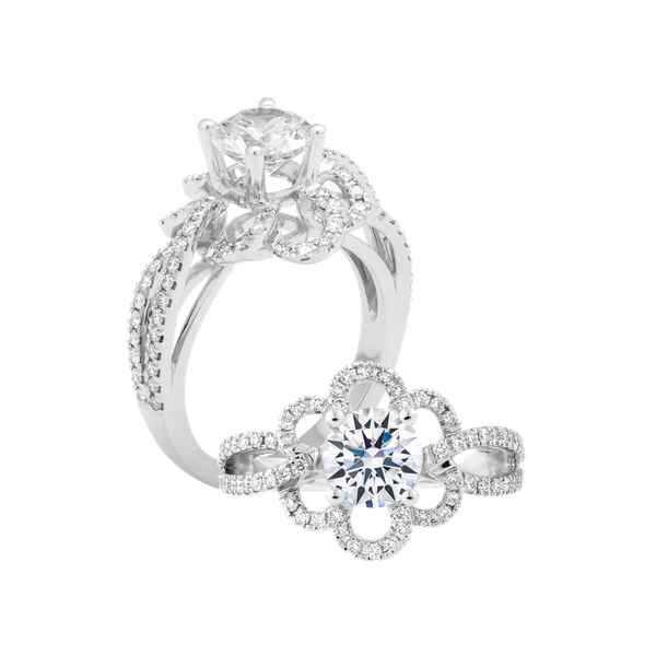 Nhẫn nữ đính đá CZ vàng 14K Gryta 1CT