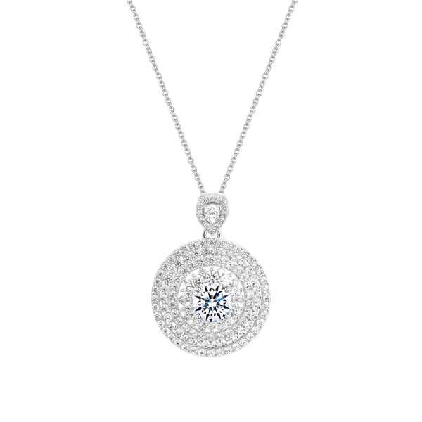 Mặt đính đá CZ vàng 18K Solenor