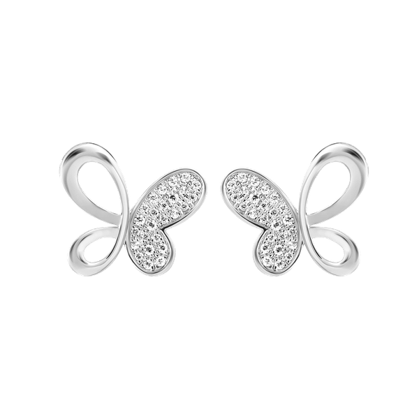 Hoa tai kim cương viên vàng 14K Clover TD