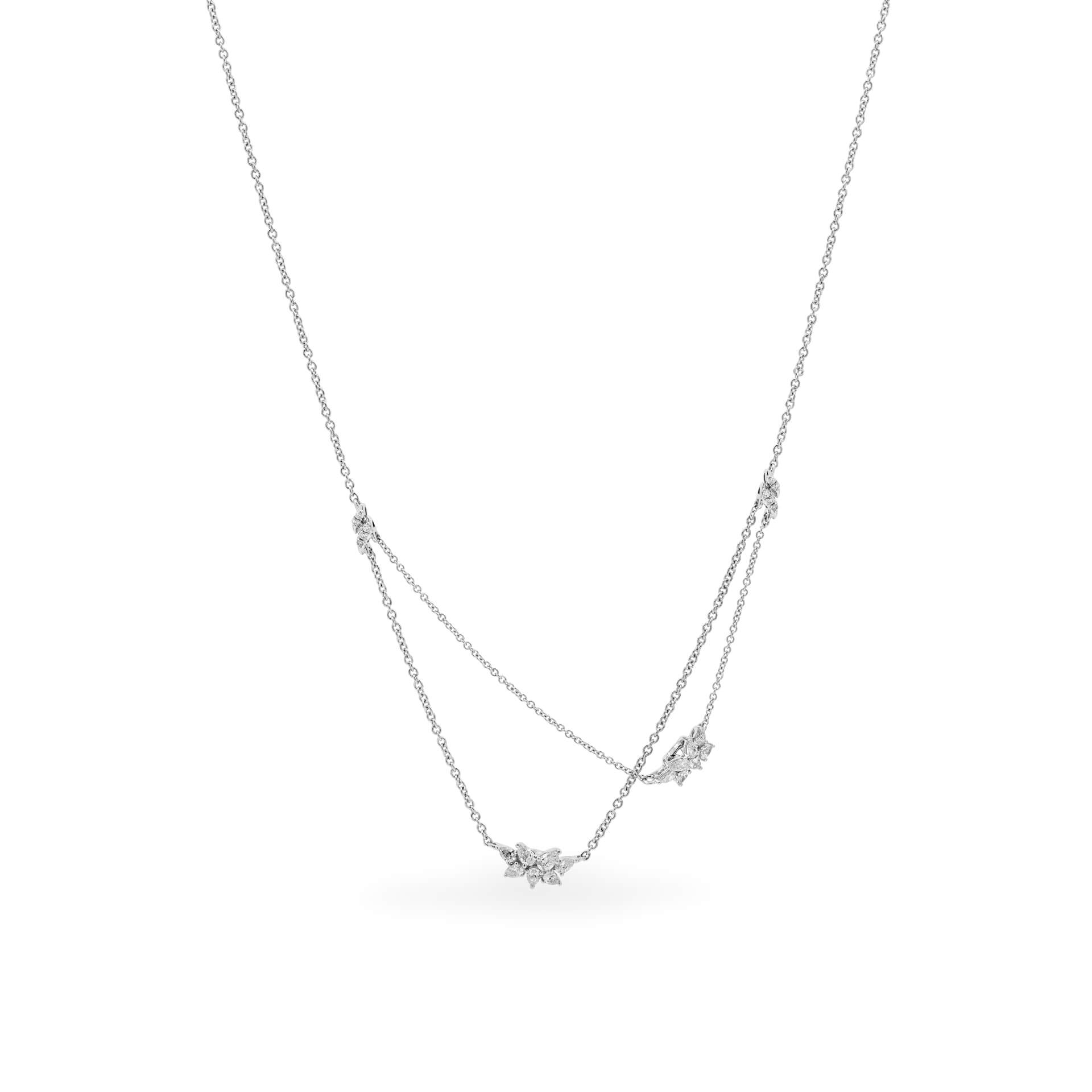 Dây liền mặt kim cương viên vàng 14K Jena A097 TD