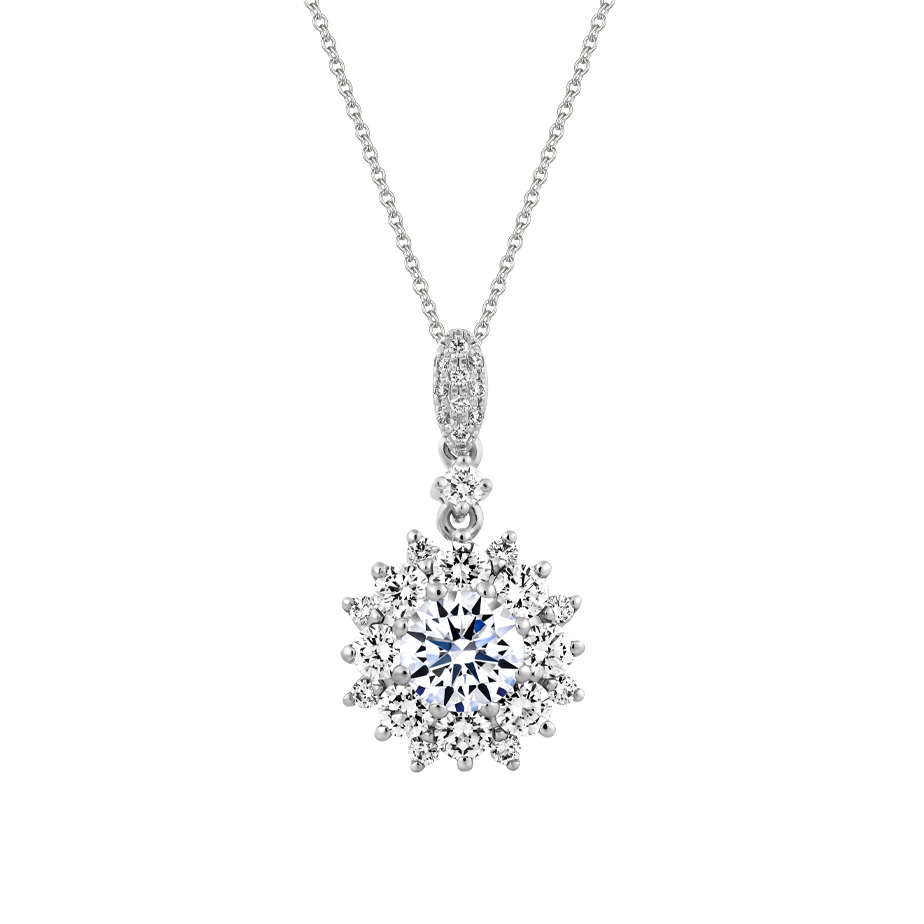 Mặt đính đá CZ vàng 14K Harrow N2 2C