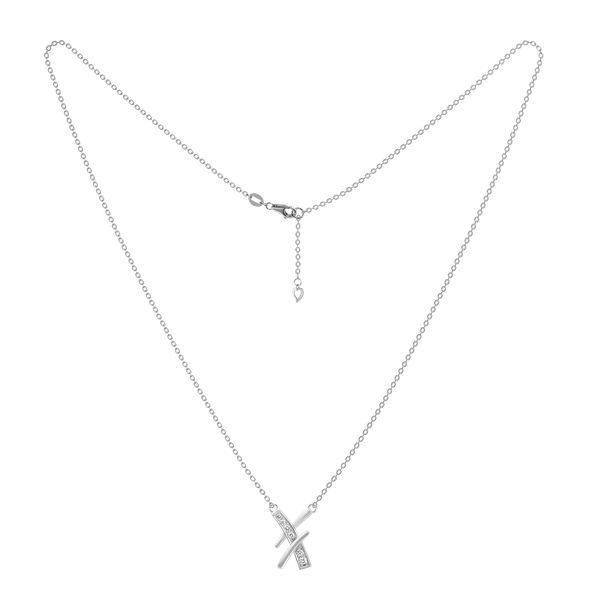 Dây liền mặt kim cương viên vàng 14K Xavier