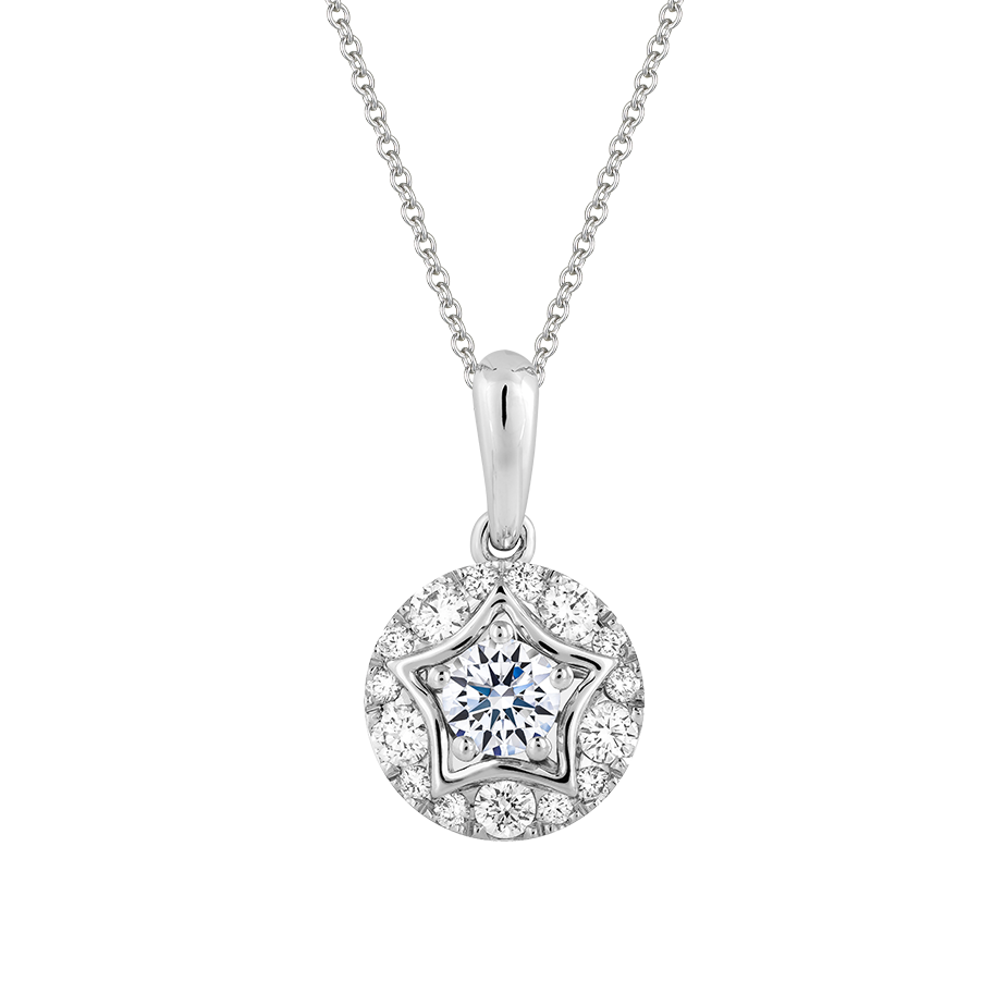 Mặt kim cương 8 Hearts & Arrows vàng 14K Ryshia H&A 2C GVPD0061521