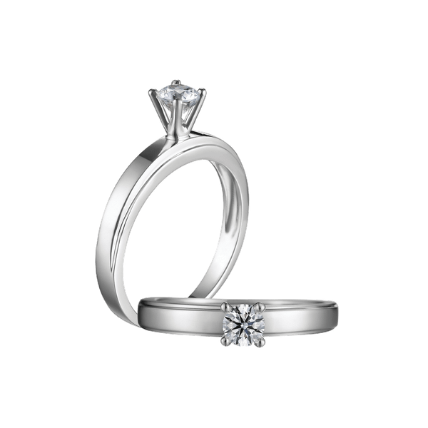 Ổ nhẫn nữ đính đá CZ vàng 14K Brawny N 3C