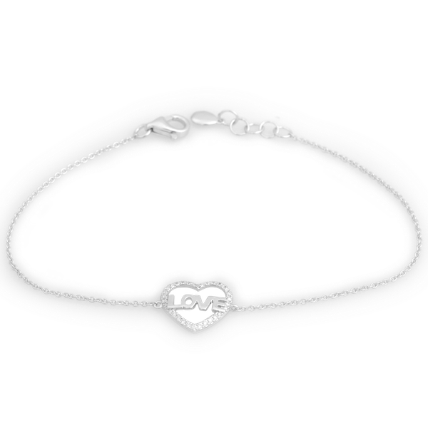 Lắc kim cương viên vàng 14K Jena A135 TD