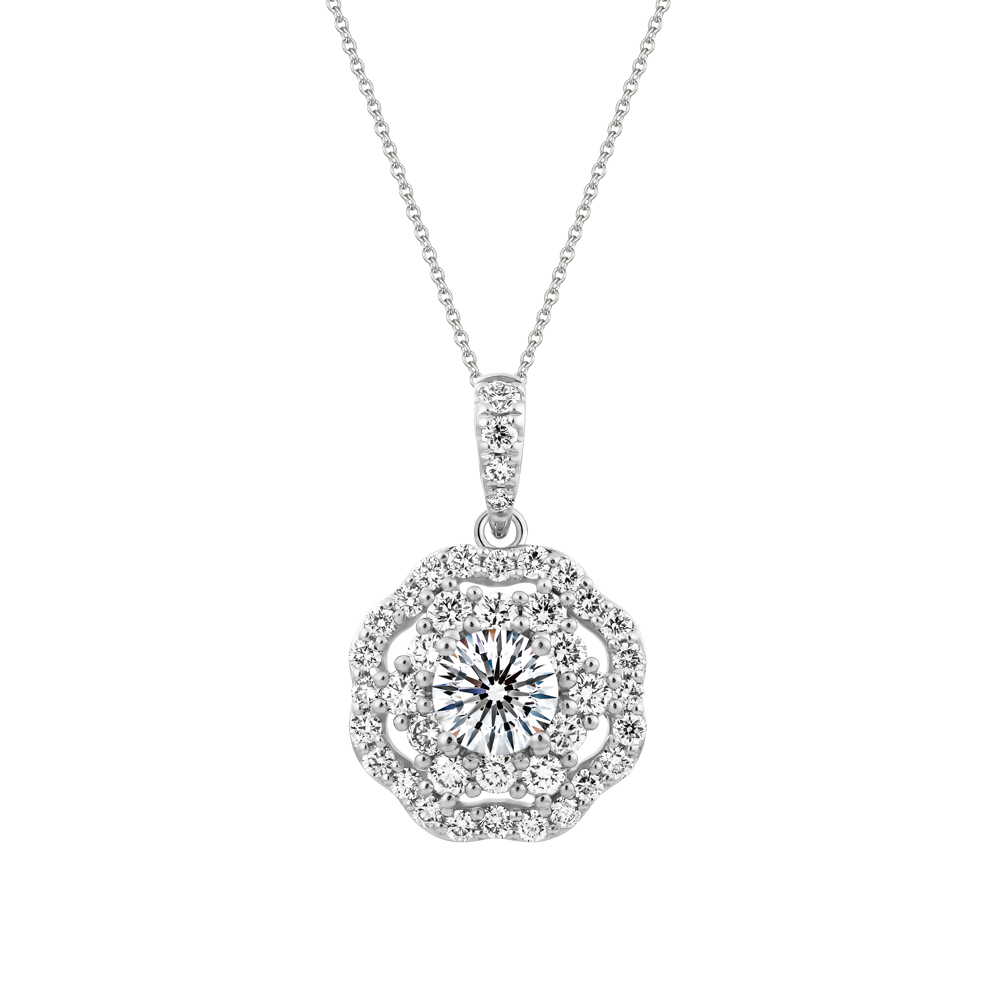 Mặt kim cương tấm vàng 14K Baina N 3C
