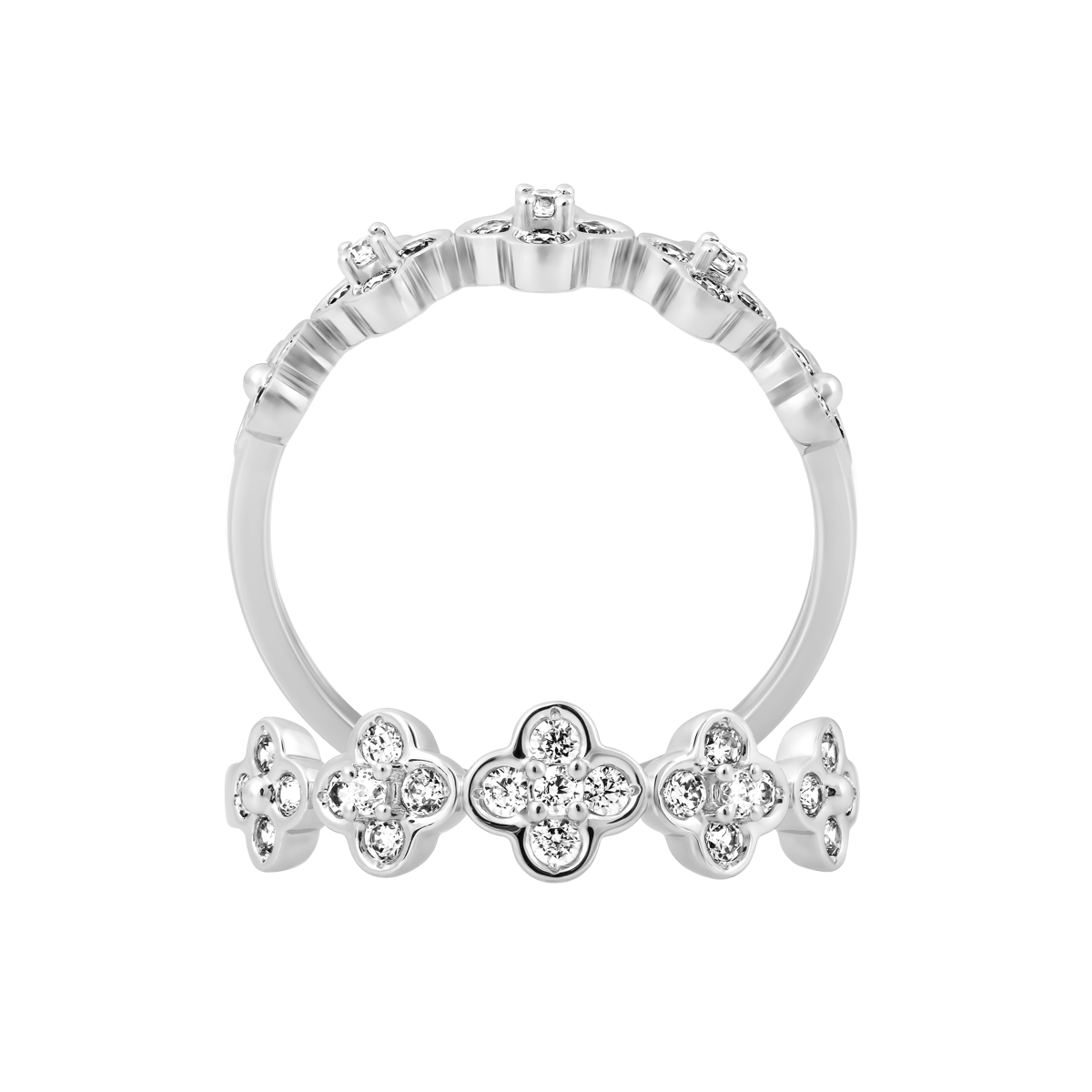 Nhẫn nữ đính đá CZ vàng 10K Starlight