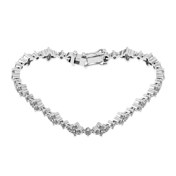 Lắc đính đá CZ vàng 14K Sighty