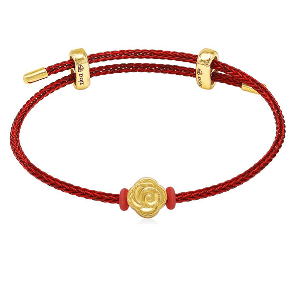 Lắc Vàng 24K Rose of Love CB500626 5D