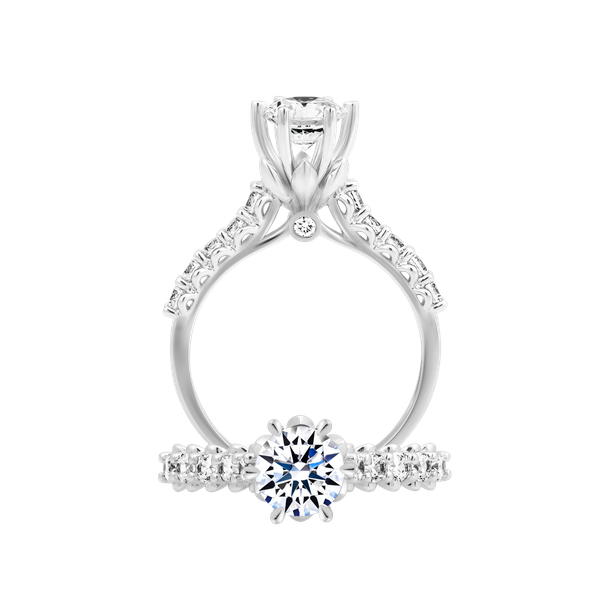 Nhẫn nữ đính đá CZ vàng 18K Designate 1CT