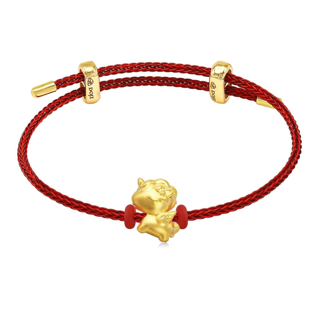 Lắc Vàng 24K Golden Unicorn CB500639 5D