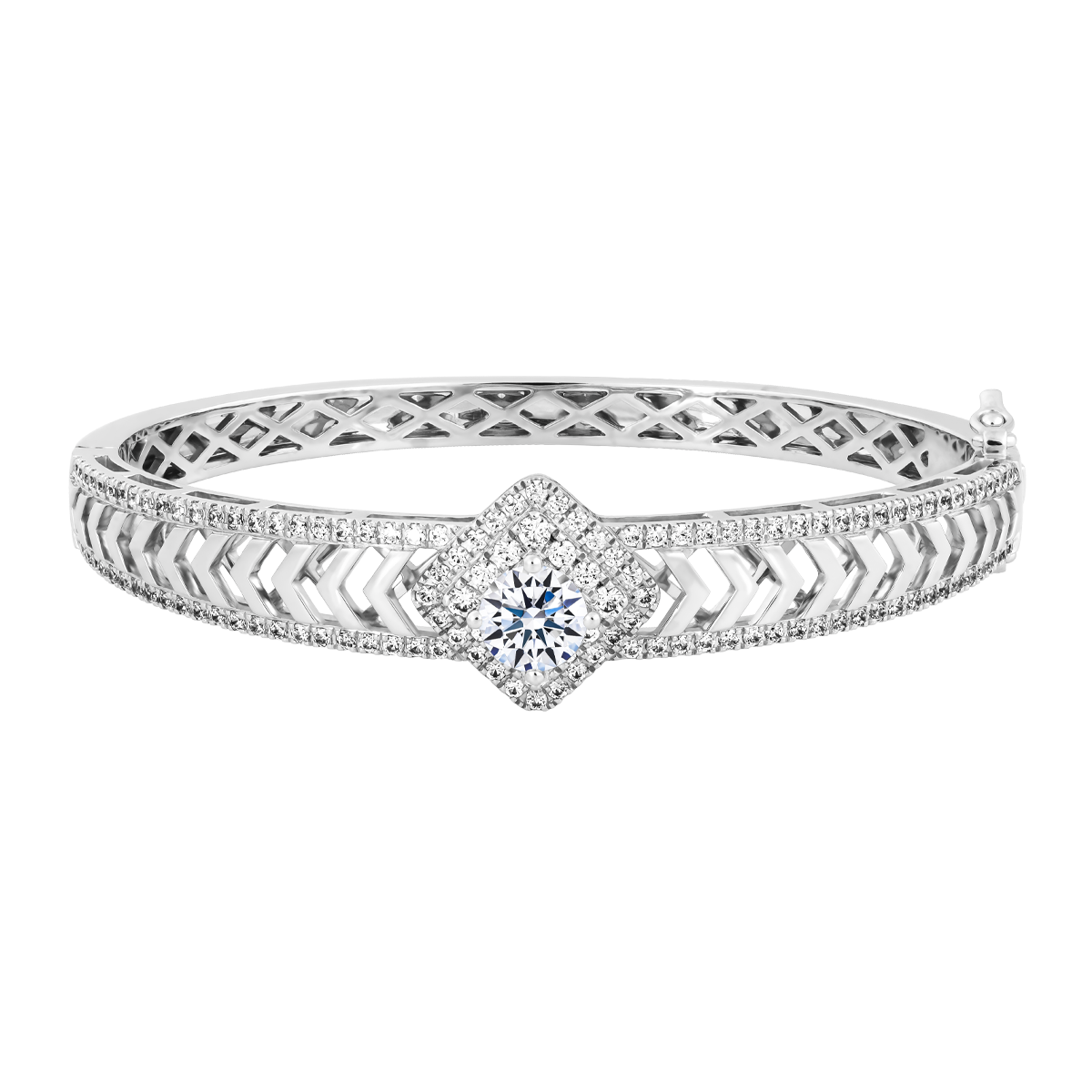 Vòng đeo tay đính đá CZ vàng 14K Mirabel S 1CT