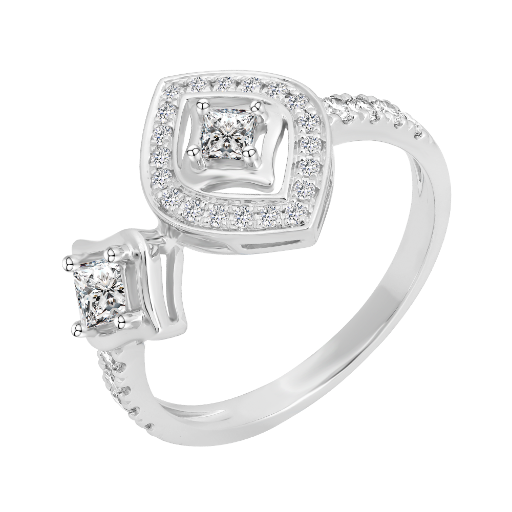 Nhẫn nữ đính đá CZ vàng 14K Kusum PR