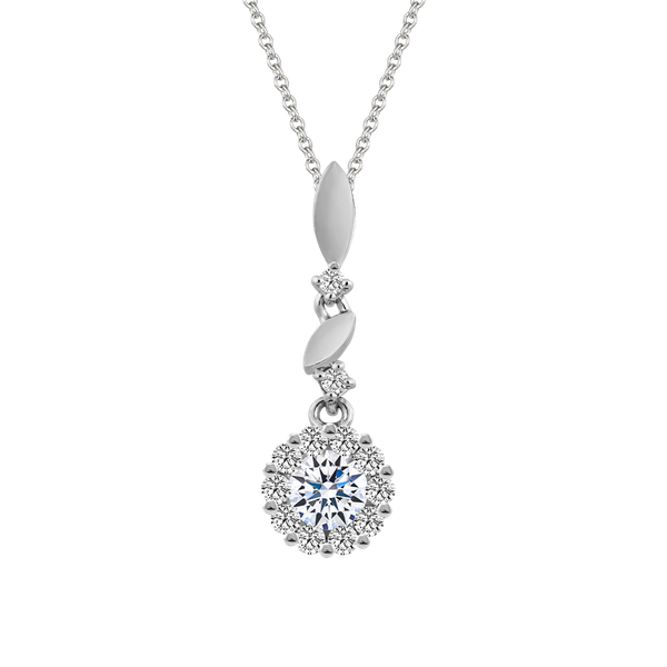 Mặt đính đá CZ vàng 14K Summer 3C