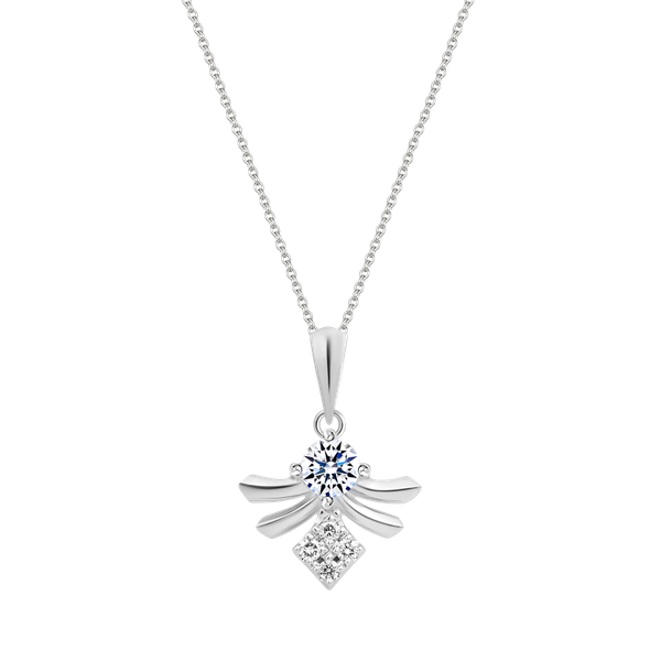 Mặt kim cương vàng 14K Dancing 10P