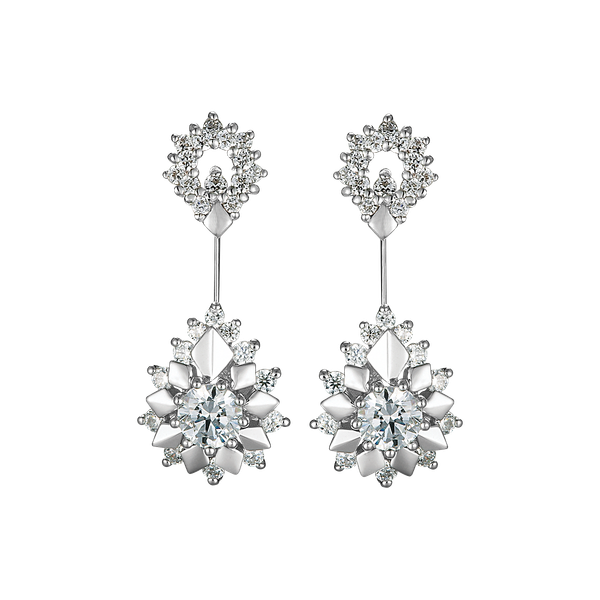 Hoa tai kim cương tấm vàng 14K Fetchingly N 2C GVER0084835