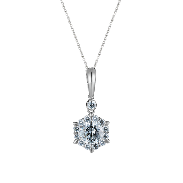 Mặt đính đá CZ vàng 14K Strahlend 3C GVPD0027239