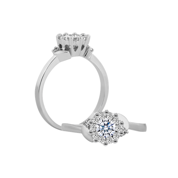 Nhẫn nữ đính đá CZ vàng 14K Summer 3C