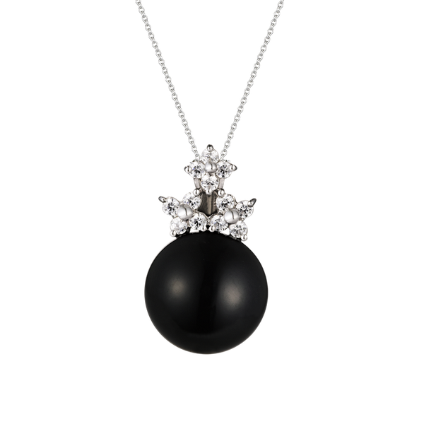 Mặt đính đá Onyx vàng 10K Leggenda Ony