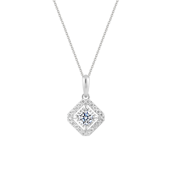Mặt kim cương 8 Hearts & Arrows vàng 14K Cadris H&A 2C