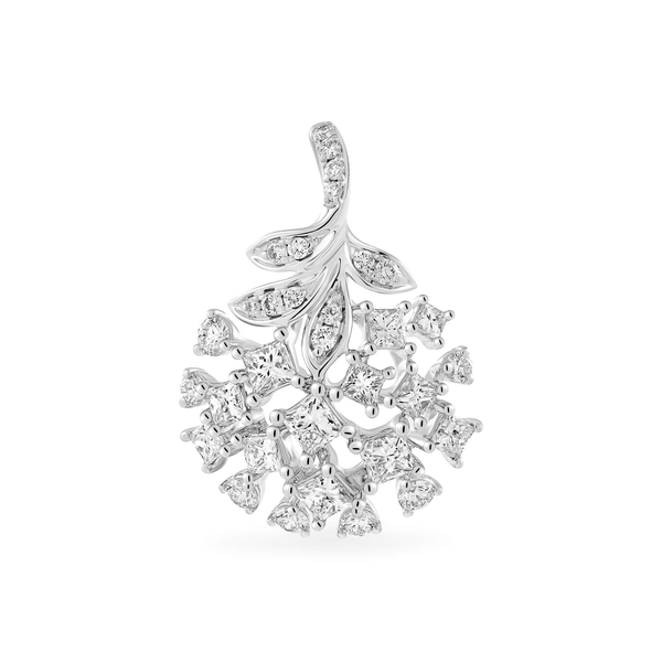 Mặt kim cương viên vàng 18K Jena A437 TD