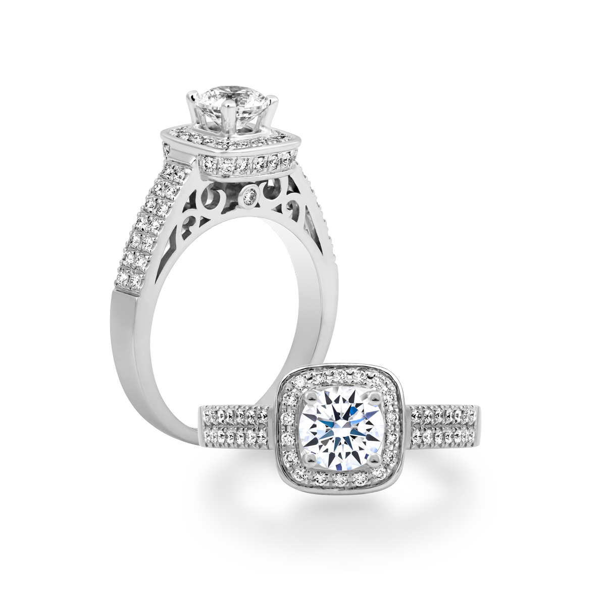 Nhẫn nữ kim cương viên vàng 14K Marquis N GIA 2C GVRG0234796M