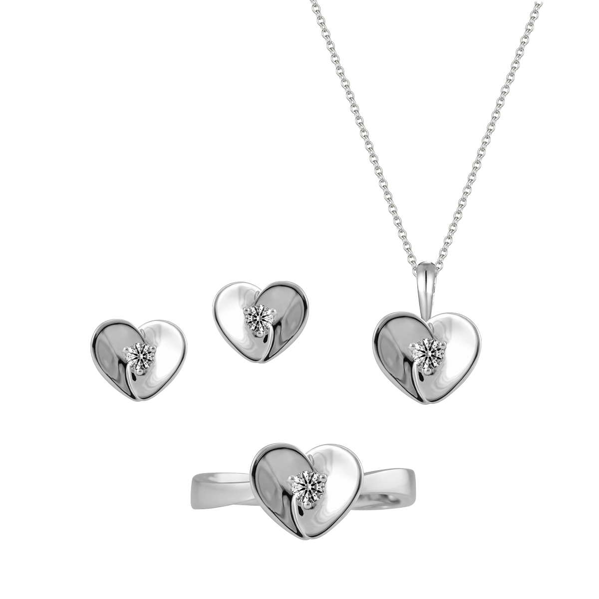 Bộ Trang Sức Loving Heart 5p