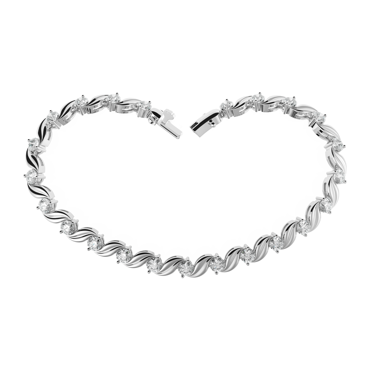 Lắc đính đá CZ vàng 10K Joanfy 1C