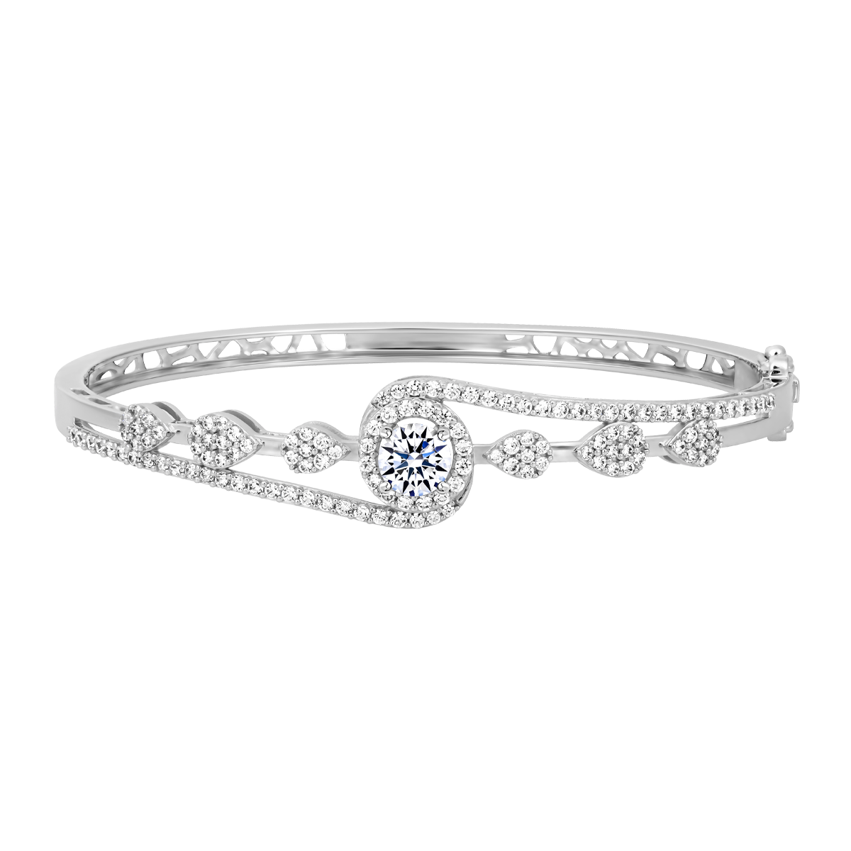 Vòng đeo tay đính đá CZ vàng 10K Nobiliary S 5C WS