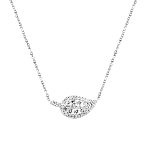 Dây liền mặt kim cương viên vàng 14K Jeny A006 TD