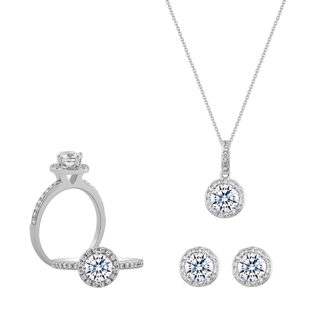 Bộ Trang Sức Evoke N GIA 3C