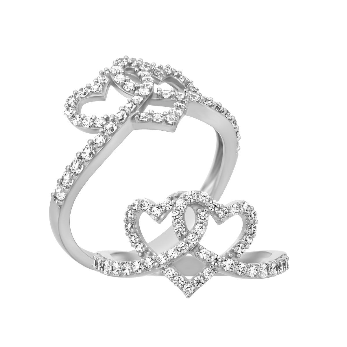 Nhẫn nữ đính đá CZ vàng 10K Hestia WS