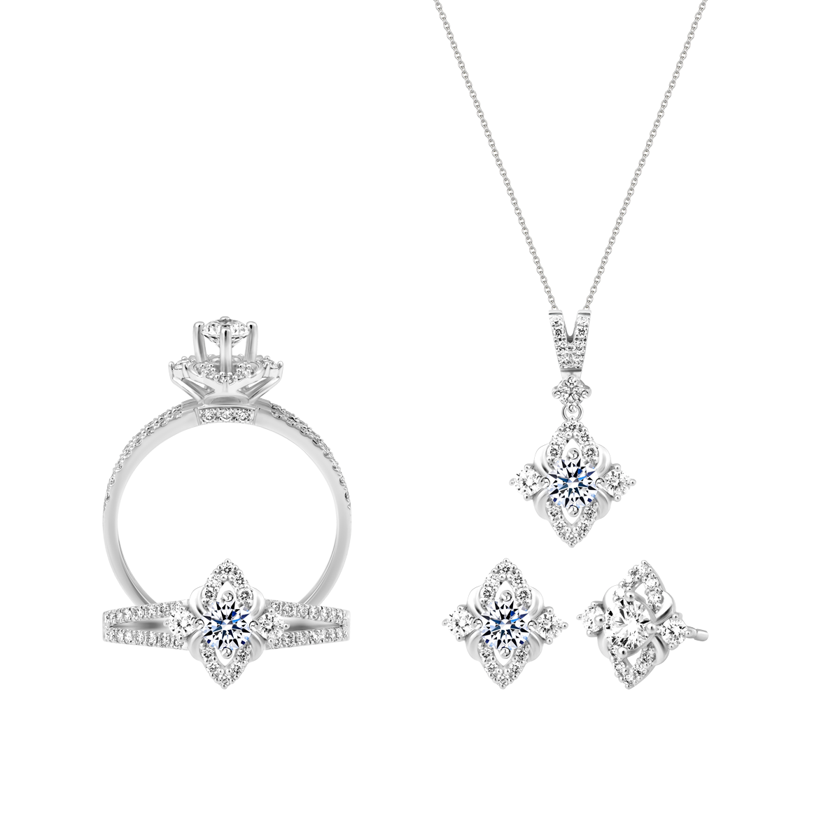 Bộ Trang Sức Glister GIA 2C