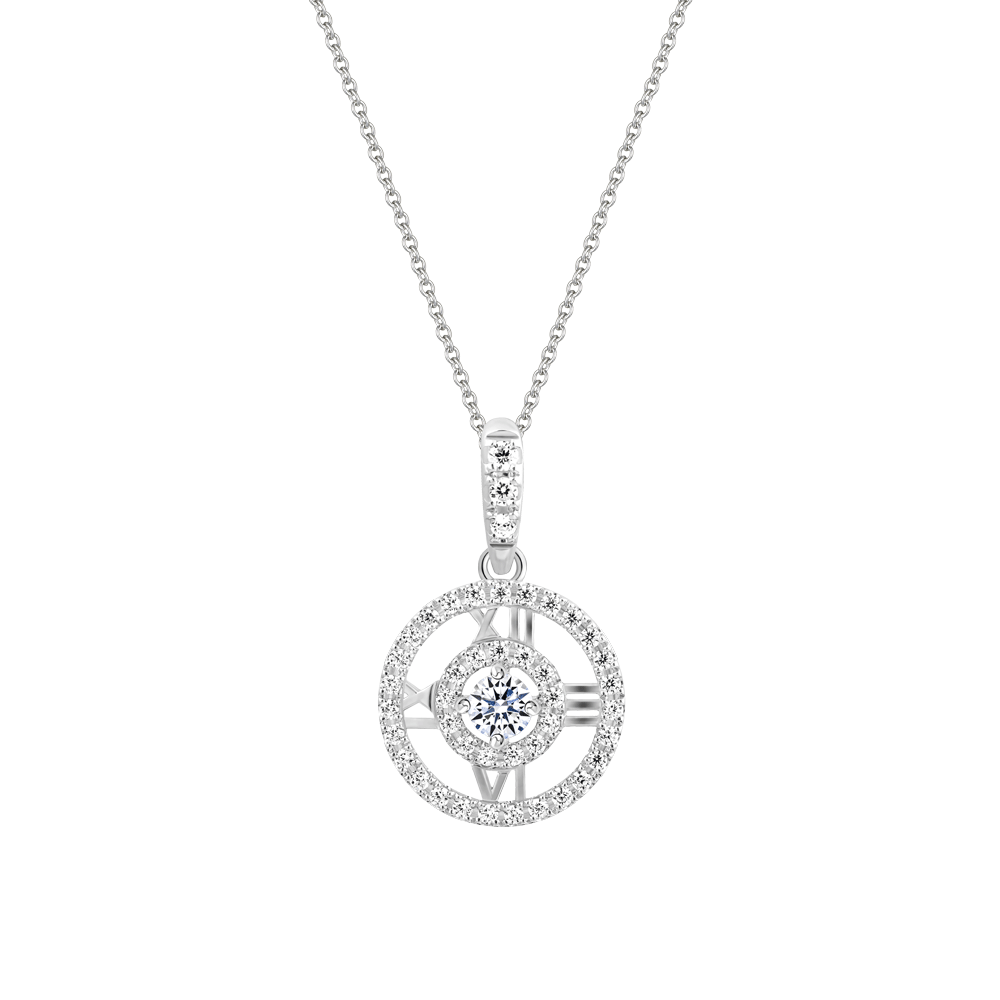 Mặt đính đá CZ vàng 10K Timely