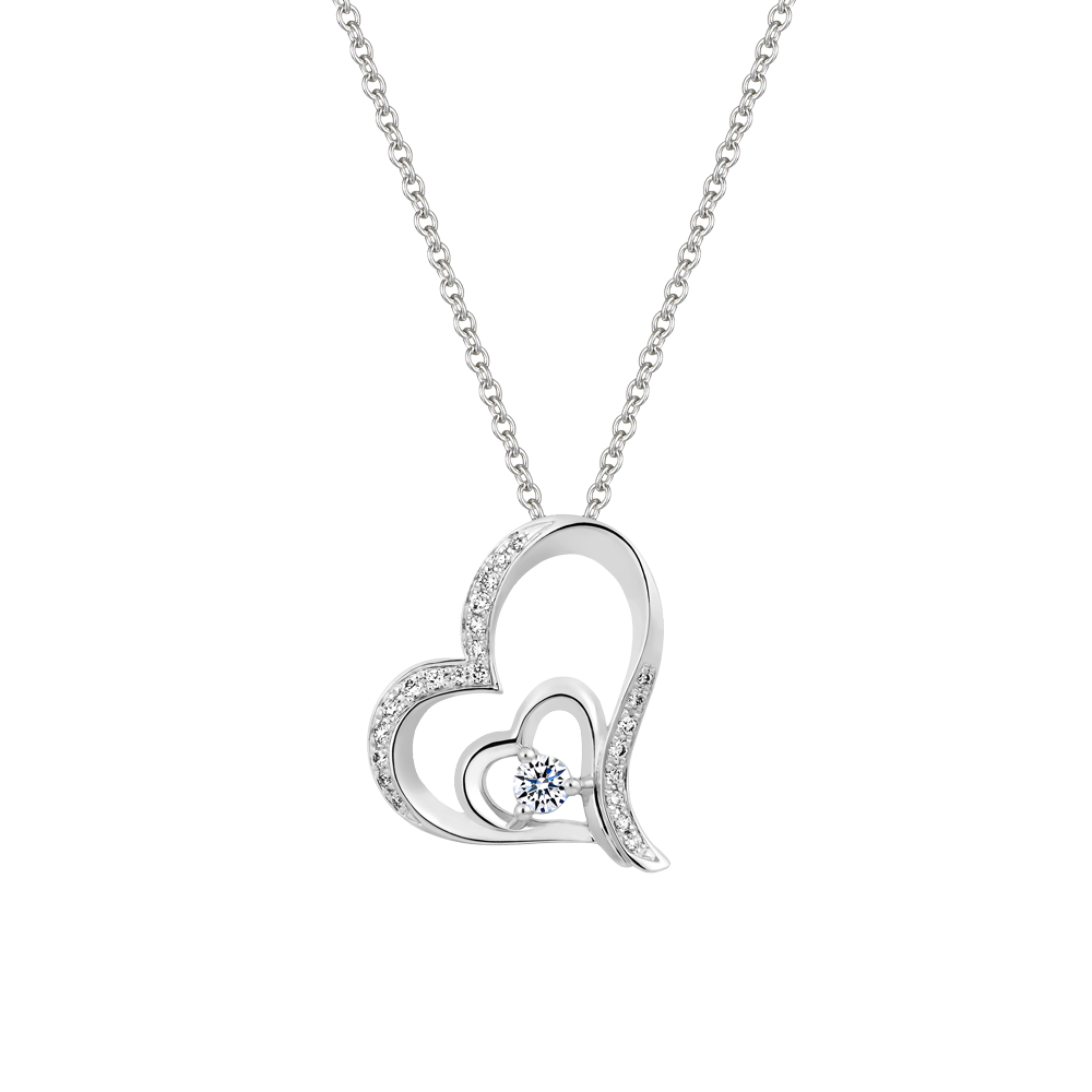 Mặt kim cương vàng 14K Passion 5p